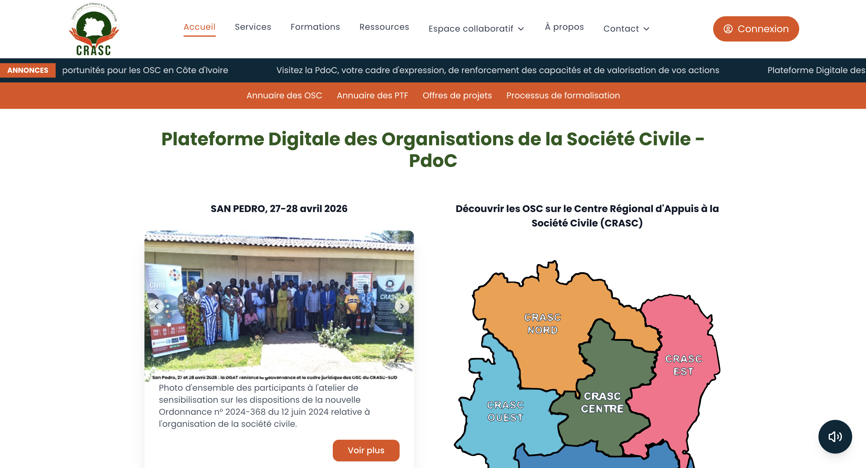 Portail de la Société Civile (OSCI)